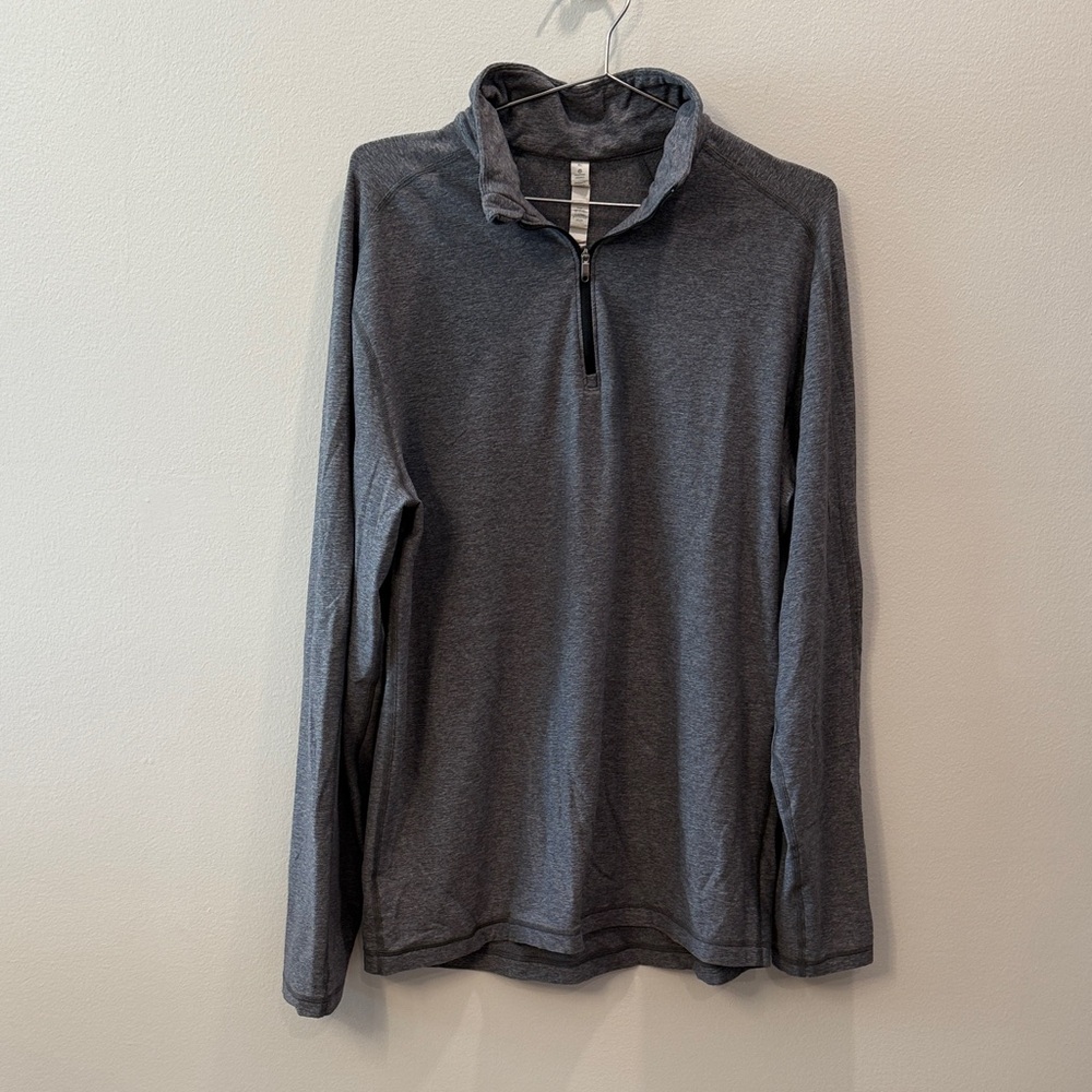 Lululemon Athletica Men’s Charcoal Quarter-Zip Pullover size XL